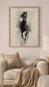Horse in Ink Animal Art Print Mockup