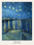 Stjärnklar natt på Rhône nr 2 - Van Gogh
