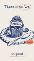 No Sharing Cupcake Poster