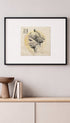 Halo Angel Postage Stamp Vintage Art Print Mockup