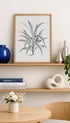 Dracaena Aurantiaca Tree Art Print Mockup