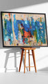 Volcanique Orange Véro Mazurek Art Print Mockup