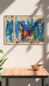 Volcanique Orange Véro Mazurek Art Print Mockup