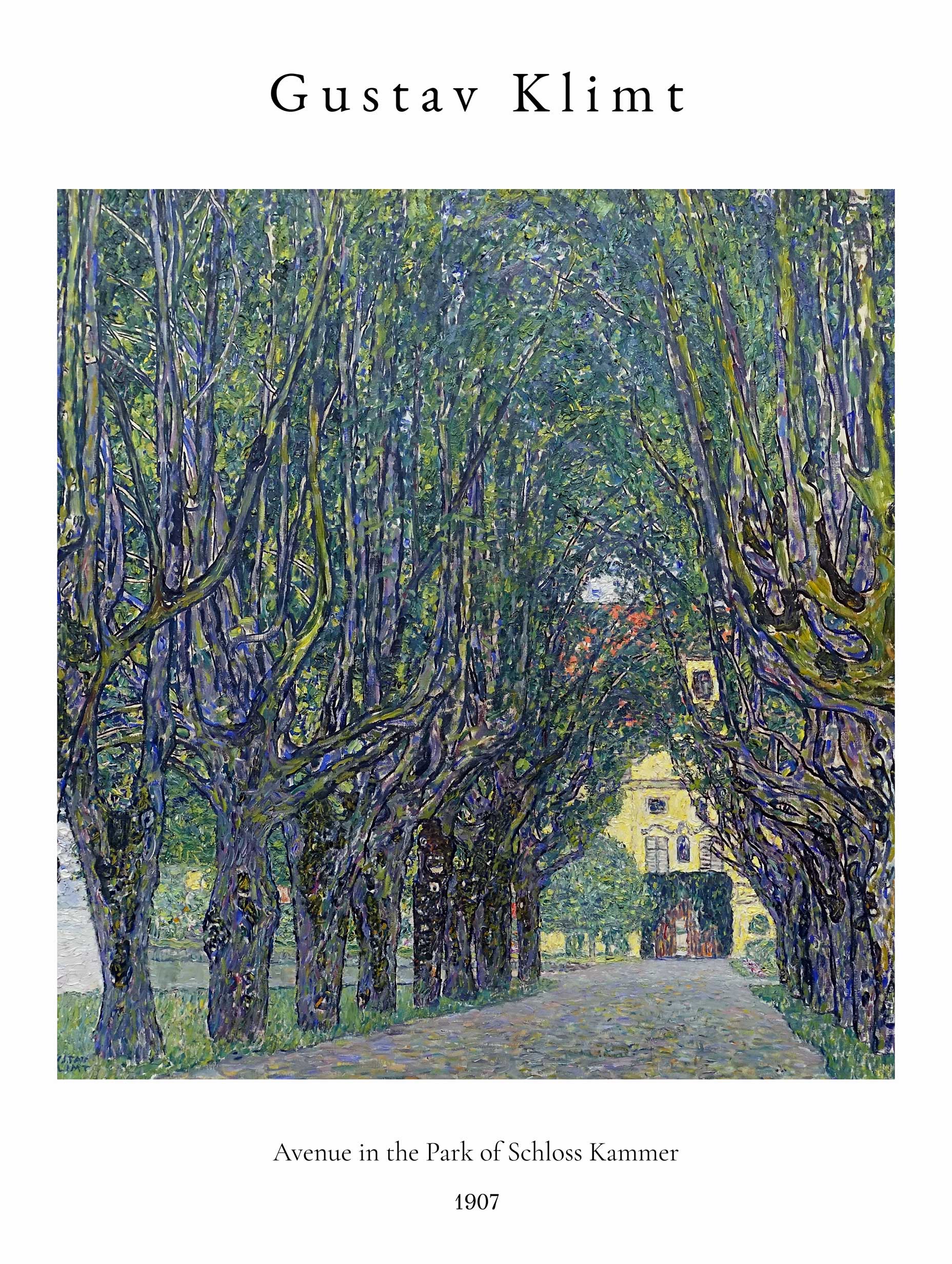Avenue in the Park of Schloss Kammer - Gustav Klimt Art Print