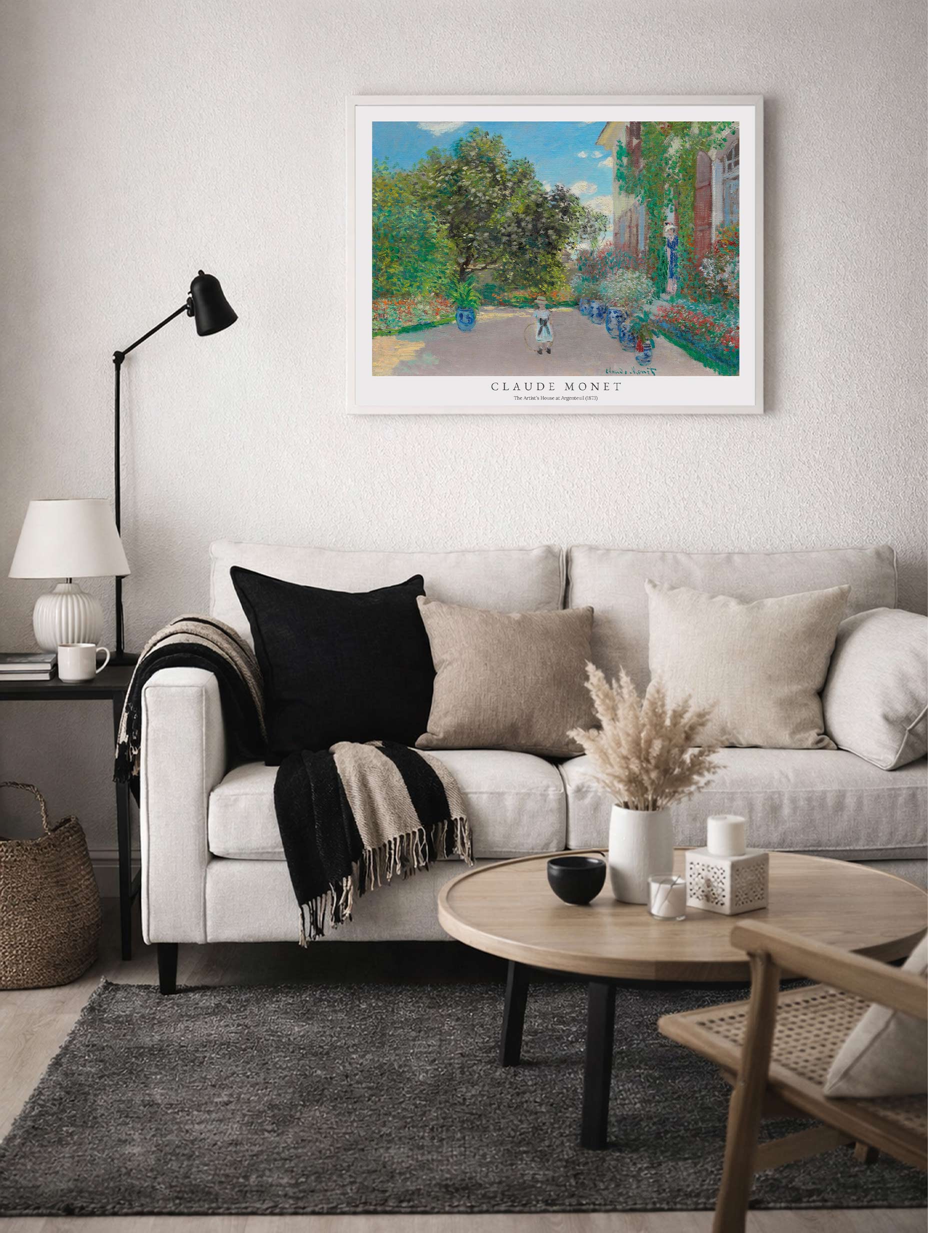 House at Argenteuil - Claude Monet Mockup