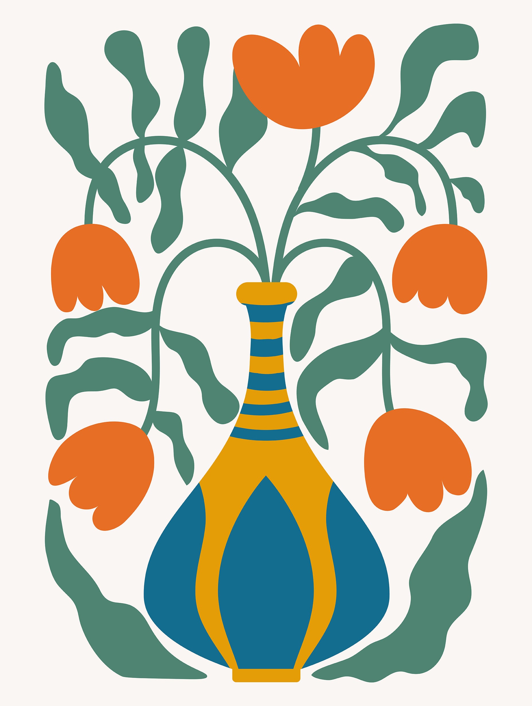 Blommande vas - Henri Matisse