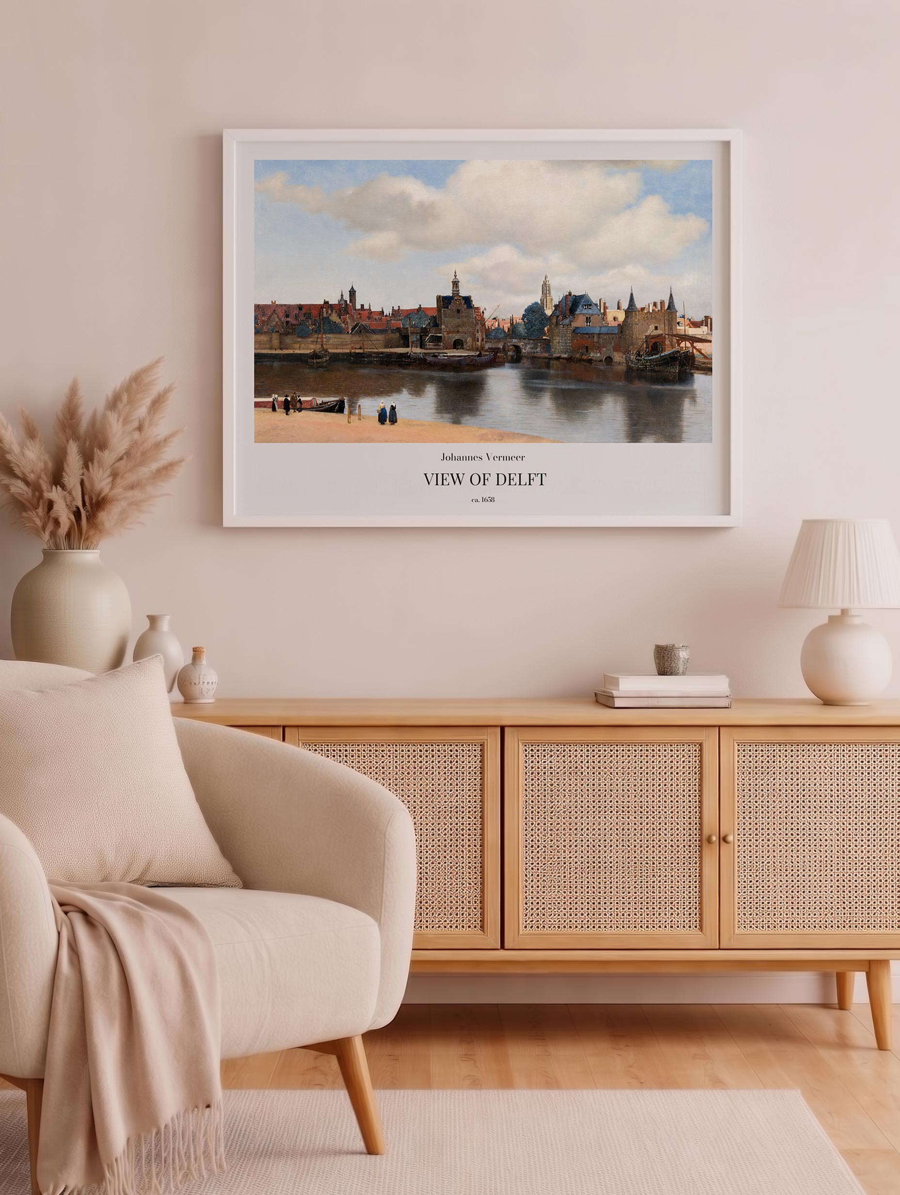 Vy över Delft - Johannes Vermeer