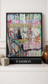 Mixed-Media Painting Abstract Art Print Mockup