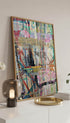 Mixed-Media Painting Abstract Art Print Mockup