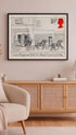 The Bath Mail Coach Vintage Art Print Mockup