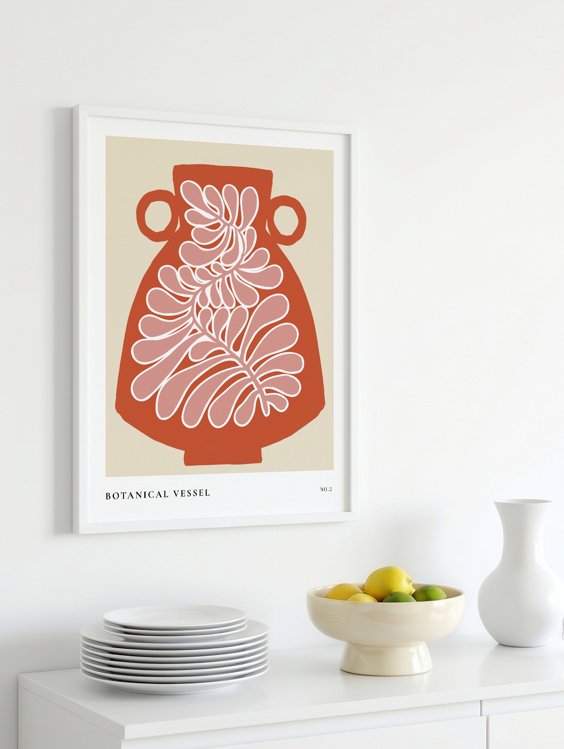 Botanical Vessel No. 2 Poster Mockup