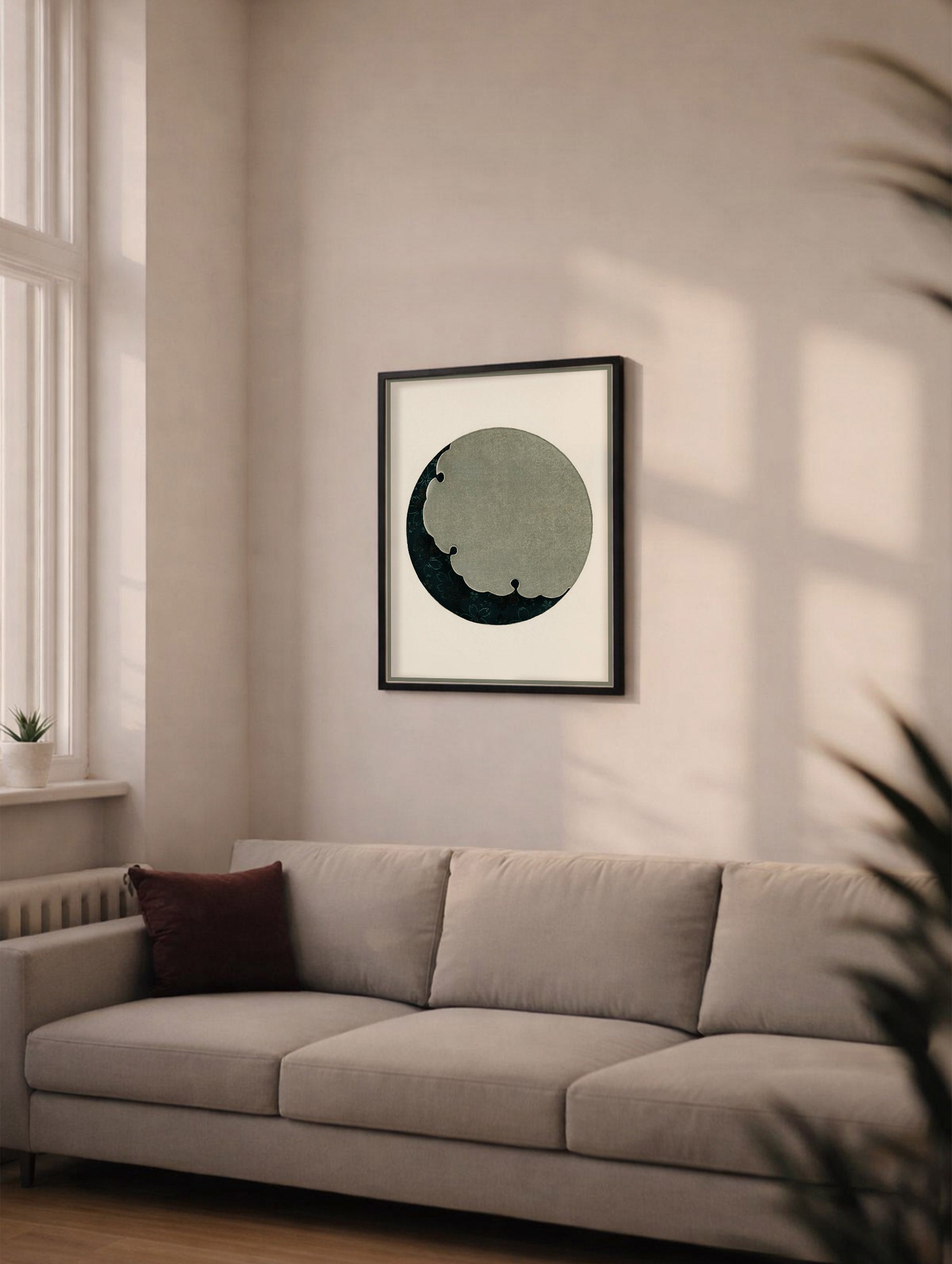 Moon – Watanabe Seitei Art Print Mockup