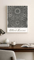 Vintage Arabian Pattern Albert Racinet Art Print Mockup