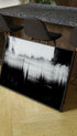 Abstract Landscape Black and White Art Print Mockup