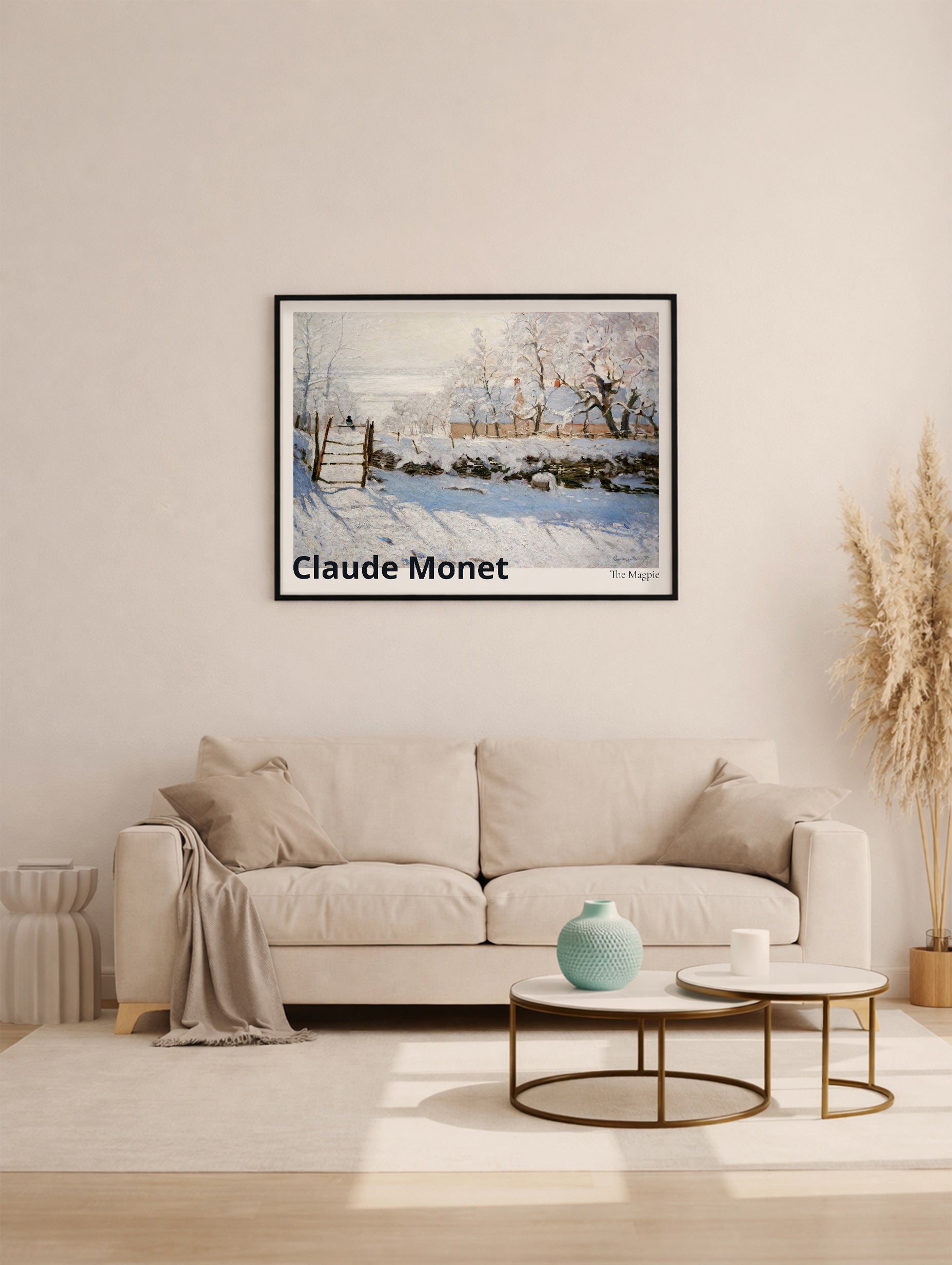 The Magpie - Claude Monet Mockup