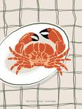 Crab Plate Cravings Poster