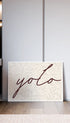 YOLO Typography Poster No 2 Mockup