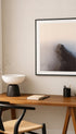 Cloudy Knife Edge Ridge Mountain Wall Art Mockup