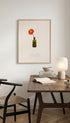 Solitary Grace Minimal Flower Poster Mockup