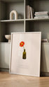 Solitary Grace Minimal Flower Poster Mockup