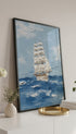 Sailing Ship at Sea Mockup