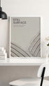 Still Surface Minimal Zen Typography Poster Mockup