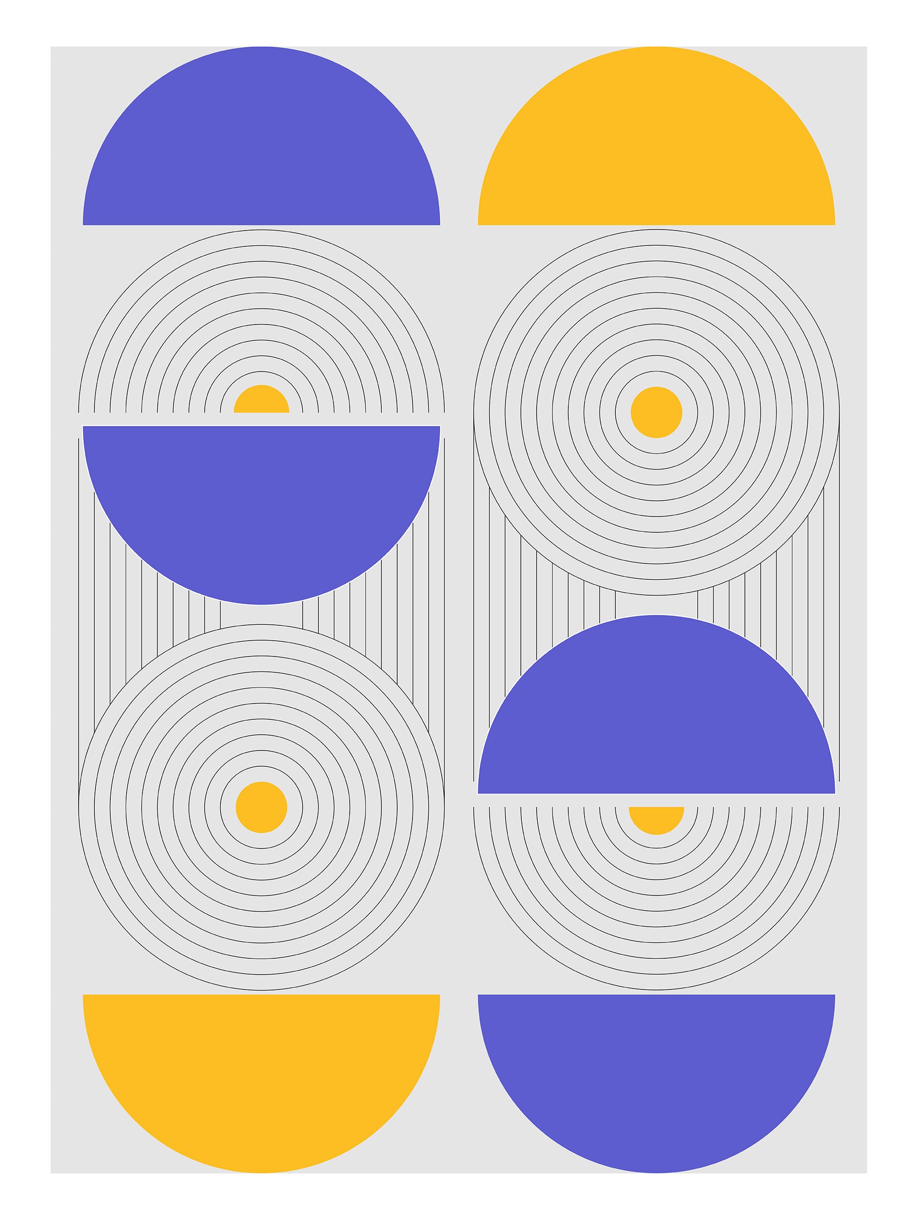 Cobalt Bauhaus Poster