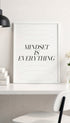 Mindset Is Everything Typography Poster Mockup