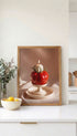 Heirloom Tomato-Shaped Candle Kitchen Artwork Mockup