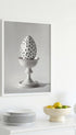 Black and White Polka-Dotted Egg Kitchen Artwork Mockup