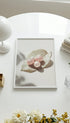 Lagniappe Pearl Stud Earrings Minimalist Poster Mockup