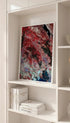 Burn Scars on California's Wine Country Abstract Art Print Mockup