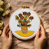 Van Gogh Sunflowers Embroidery Design