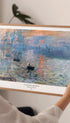 Impression, Sunrise Claude Monet Art Print Mockup