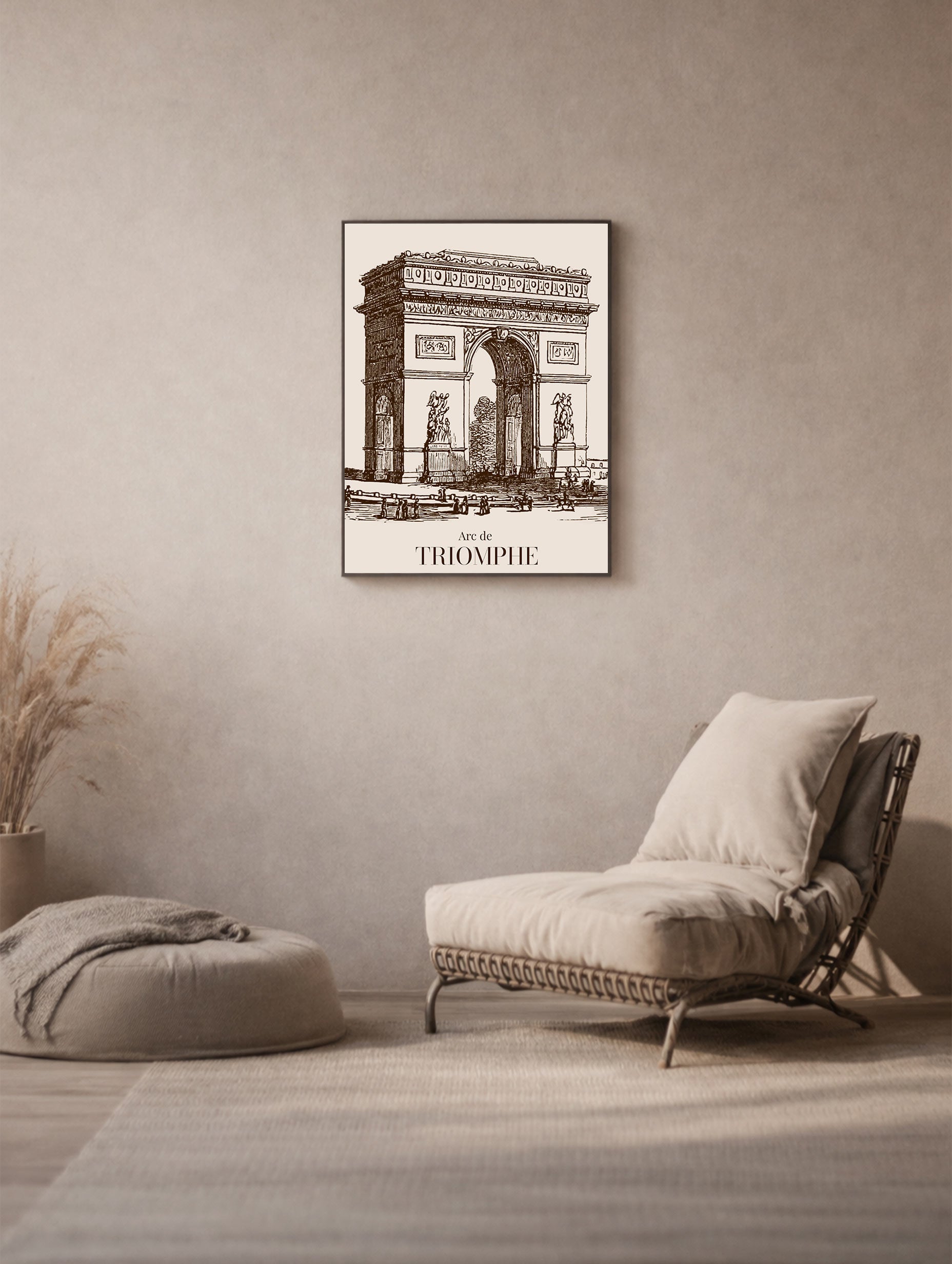 Arc de Triomphe Poster Mockup