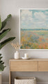 Poppy Fields near Argenteuil (Coquelicots) Claude Monet Art Print Mockup