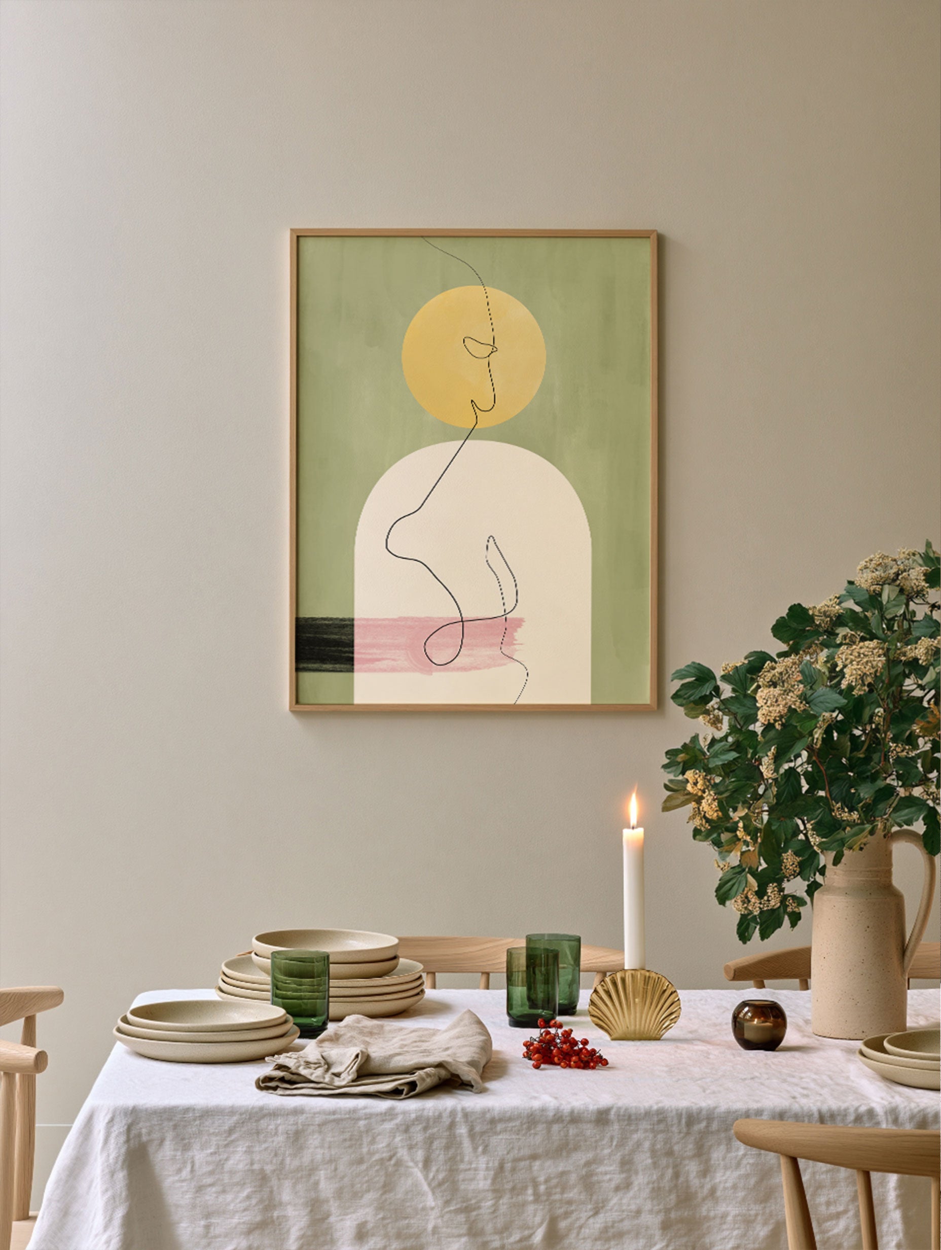 Grön Inredning Stilleben – Henri Matisse