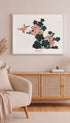 Hibiscus and Sparrow - Hokusai Mockup