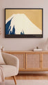Mount Fuji from Momoyogusa Kamisaka Sekka Art Print Mockup