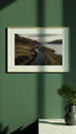 The Snake Road of Faroe Islands Landscape Wall Art Mockup