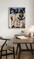 Break the Rules Typography Poster Mockup
