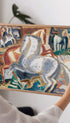 Horses in landscape Leo Gestel Animal Art Print Mockup