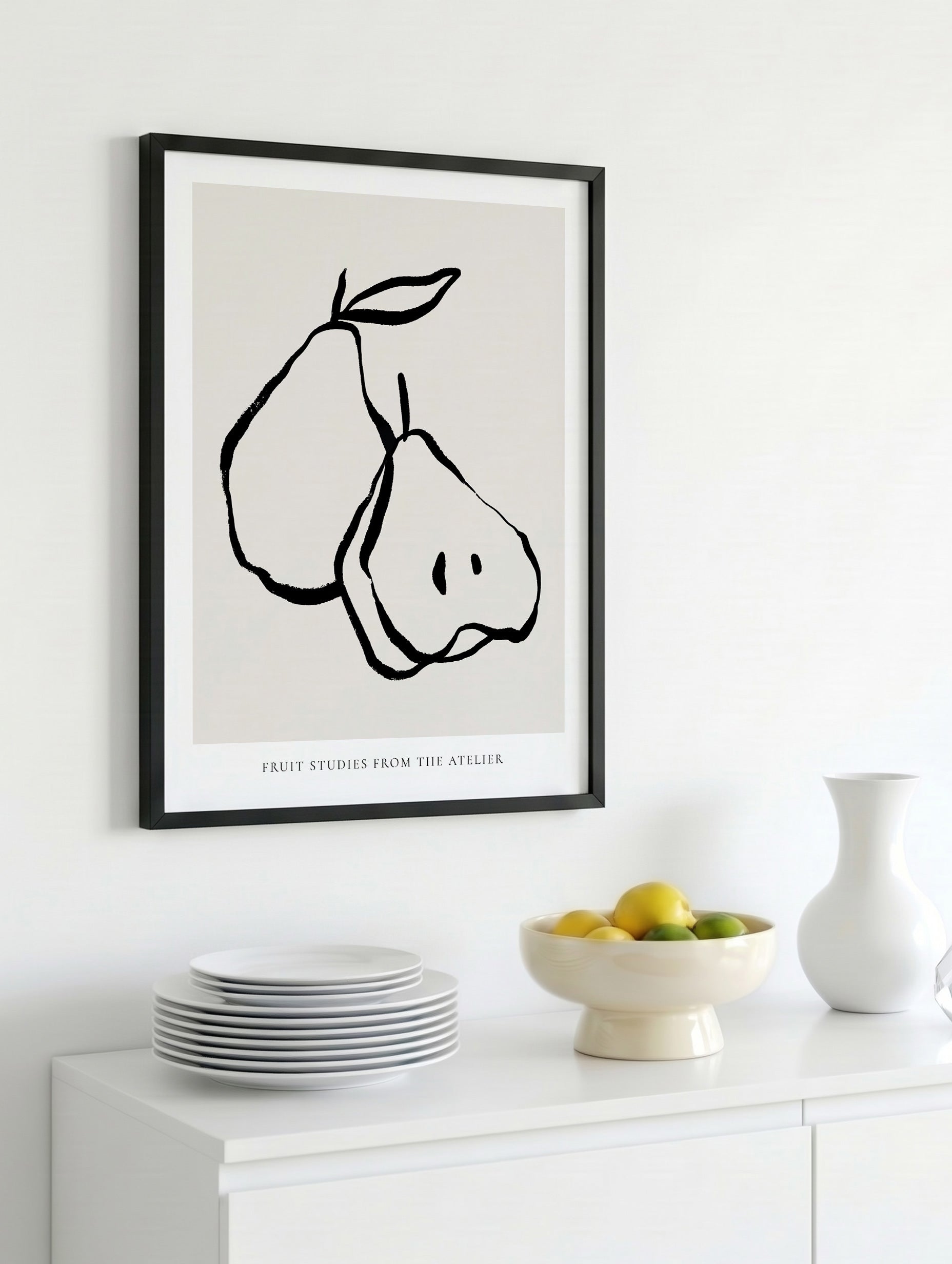 Poster med färgglada ballonger