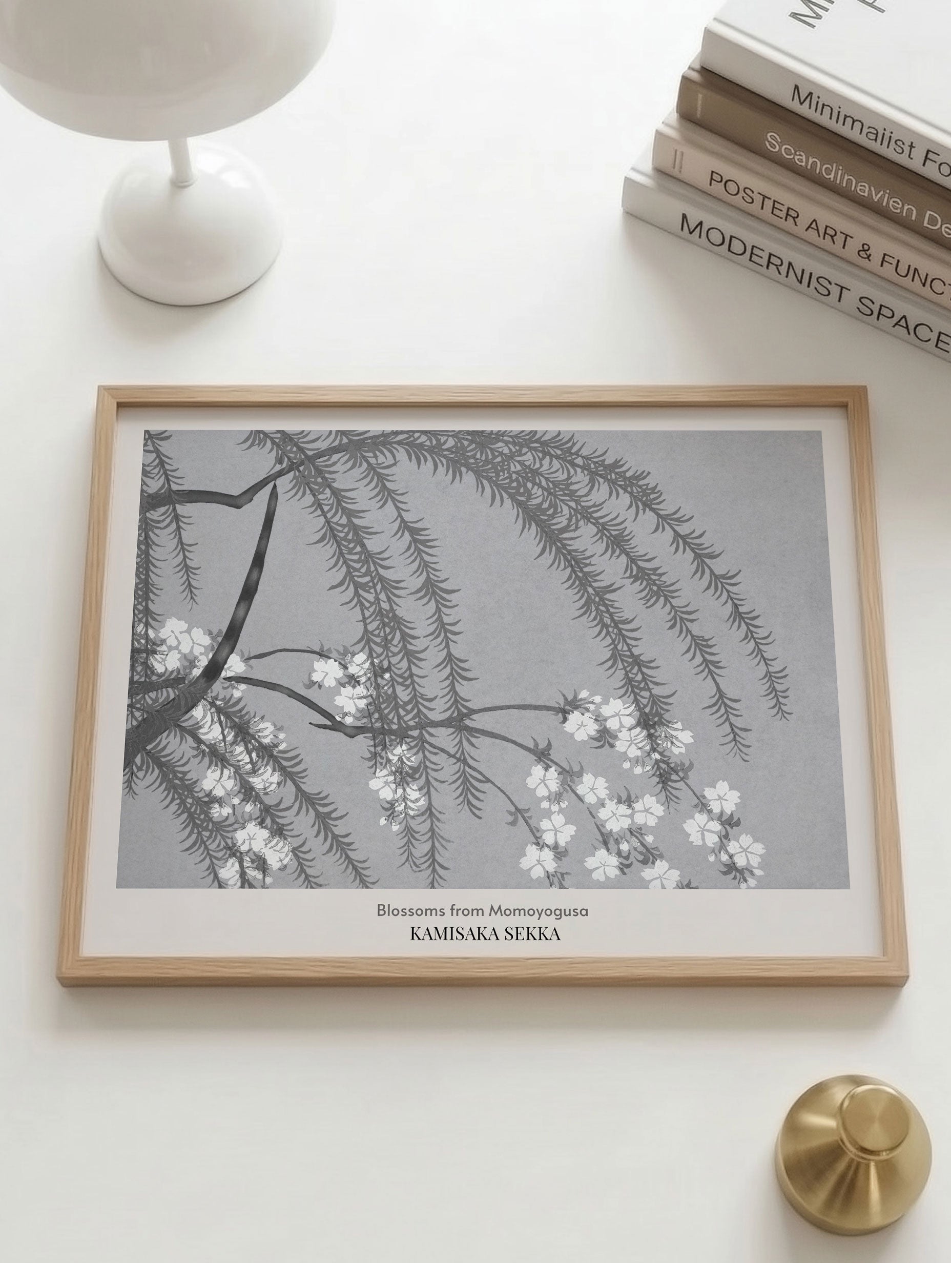 Blossoms from Momoyogusa No. 3 - Kamisaka Sekka Mockup