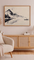 Mountain Ink Wash Painting Poster Mockup