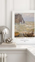 Stormy Sea in Étretat Claude Monet Art Print Mockup