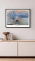 Impression, Sunrise Claude Monet Art Print Mockup