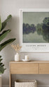 The Seine at Giverny Claude Monet Art Print Mockup