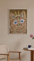 A Cat in Gothic Style - Louis Wain Mockup