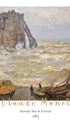 Stormy Sea in Étretat Claude Monet Art Print 